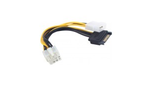 Cablexpert Cable Sata + Molex To 8 Pin To Pci Expr 20cm Καλώδιο Τροφοδοτικού CC-PSU-82 Cablexpert Cable Sata + Molex To 8 Pin To Pci Expr 20cm Καλώδιο Τροφοδοτικού CC-PSU-82