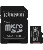 Κάρτα Μνήμης Microsd With Adapter Kingston 64Gb