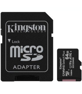 Κάρτα Μνήμης Microsd With Adapter Kingston 64Gb