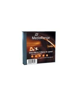 Mediarange DVD-RW x 4 Slim Pack MR448 Mediarange DVD-RW x 4 Slim Pack MR448
