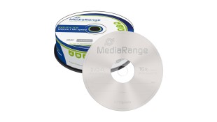 Mediarange DVD-R x 16 Slim Pack MR403 Cakebox 25pcs