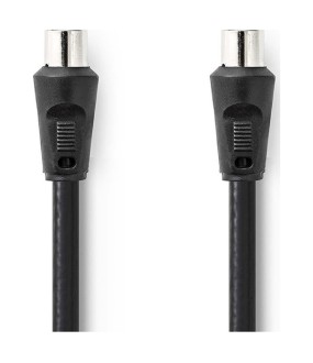 Nedis Antenna Cable Coax male - Coax female 1.5m (CSGP40000BK15) Nedis Antenna Cable Coax male - Coax female 1.5m (CSGP40000BK15)