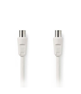 Nedis Antenna Cable Coax male - Coax female 3m white (CSGP40000WT30) Nedis Antenna Cable Coax male - Coax female 3m white (CSGP40000WT30)
