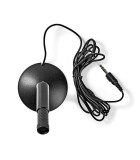 Nedis MICSJ100BK Wired Microphone Stand Adjustable Angle 3.5mm