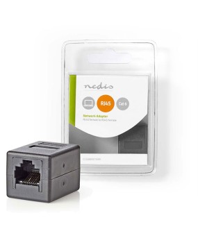 NEDIS CCGB89010BK Cat 6 Network Adapter RJ45 (8P8C) Female – RJ45 (8P8C) Female Μούφα NEDIS CCGB89010BK Cat 6 Network Adapter RJ45 (8P8C) Female – RJ45 (8P8C) Female Μούφα