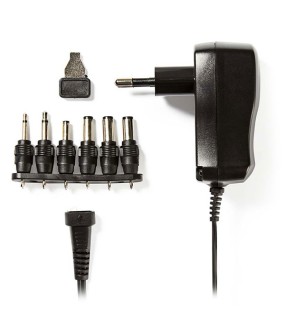 Nedis Ρυθμιζόμενο Universal Τροφοδοτικό 12V 0.6A με σετ βυσμάτων (ACPA006) Nedis Ρυθμιζόμενο Universal Τροφοδοτικό 12V 0.6A με σετ βυσμάτων (ACPA006)