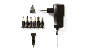 Nedis Ρυθμιζόμενο Universal Τροφοδοτικό 12V 0.6A με σετ βυσμάτων (ACPA006)