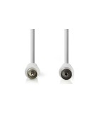 Nedis Antenna Cable Coax male - Coax female 3m white (CSGP40000WT30)