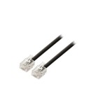 Nedis Τηλεφωνικό Καλώδιο RJ11 6P4C 5m Μαύρο (TCGP90200BK50) Nedis Τηλεφωνικό Καλώδιο RJ11 6P4C 5m Μαύρο (TCGP90200BK50)