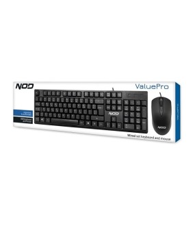 Σετ Πληκτρολόγιο-Ποντίκι Nod Valuepro Wired Μαύρο Σετ Πληκτρολόγιο-Ποντίκι Nod Valuepro Wired Μαύρο