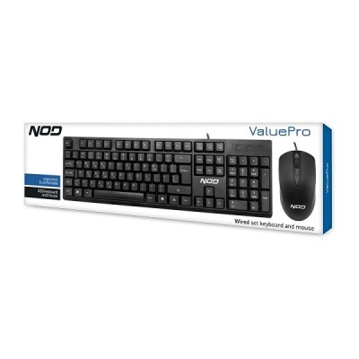 Σετ Πληκτρολόγιο-Ποντίκι Nod Valuepro Wired Μαύρο