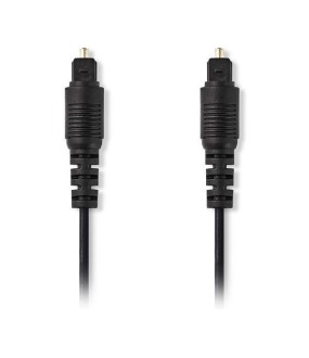 Nedis Optical Audio Cable TOS male - TOS male Μαύρο 2m (CAGP25000BK20) Nedis Optical Audio Cable TOS male - TOS male Μαύρο 2m (CAGP25000BK20)