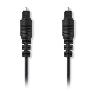 Nedis Optical Audio Cable TOS male - TOS male Μαύρο 2m (CAGP25000BK20) Nedis Optical Audio Cable TOS male - TOS male Μαύρο 2m (CAGP25000BK20)