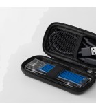 Orico M2 SSD M2PH01-BK-BP Θήκη Προστασίας Αδιάβροχη Μαύρη