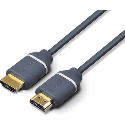 Philips HDMI 2.0 Cable HDMI male - HDMI male 3m Γκρι