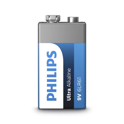 Philips Ultra Alkaline Power 9V 6LR61E1B/10 Μπαταρία