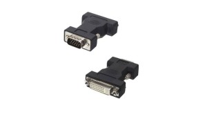 Powertech Αντάπτορας VGA male σε DVI female Μαύρο (24+5) CAB-G016 Powertech Αντάπτορας VGA male σε DVI female Μαύρο (24+5) CAB-G016