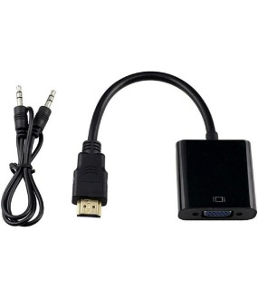 Powertech Μετατροπέας HDMI male σε VGA female (CAB-H071) Powertech Μετατροπέας HDMI male σε VGA female (CAB-H071)