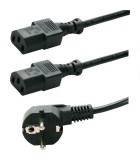 Καλώδιο Τροφοδοσίας Για Σύνδεση 2 PC Powertech 1.5m