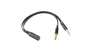 Powertech Μετατροπέας 3.5mm female σε 2 x 3.5mm male (CAB-J028)