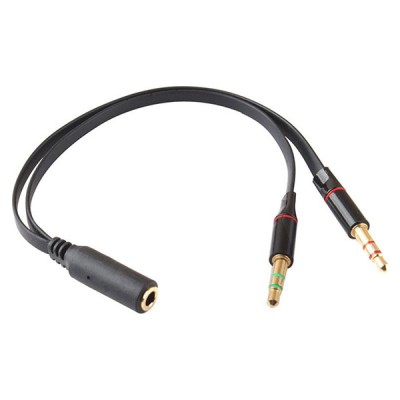 Powertech Μετατροπέας 3.5mm female σε 2 x 3.5mm male (CAB-J028)