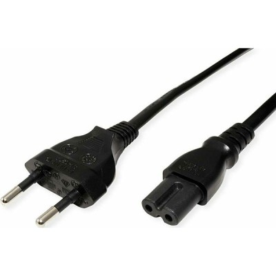 Roline IEC C7 female - Euro male Cable 1.8m Μαύρο (19.07.2096) Διπολικό Καλώδιο Τροφοδοσίας