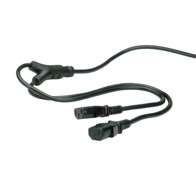 Roline Y Power Cable Black 2m Καλώδιο Τροφοδοσίας Τύπου Υ Roline Y Power Cable Black 2m Καλώδιο Τροφοδοσίας Τύπου Υ