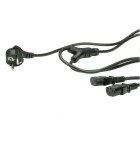 Roline Y Power Cable Black 2m Καλώδιο Τροφοδοσίας Τύπου Υ Roline Y Power Cable Black 2m Καλώδιο Τροφοδοσίας Τύπου Υ