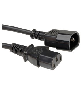 Roline IEC C14 - IEC C13 Cable 1.8m Μαύρο (19.08.1515) Καλώδιο Επέκτασης Τροφοδοσίας Roline IEC C14 - IEC C13 Cable 1.8m Μαύρο (19.08.1515) Καλώδιο Επέκτασης Τροφοδοσίας
