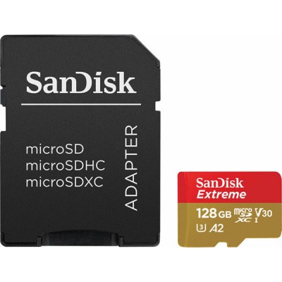 Κάρτα Μνήμης Microsd With Adapter Sandisk 128Gb Κάρτα Μνήμης Microsd With Adapter Sandisk 128Gb