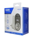 SAS Γκρί αντάπτορας 2 Χ Usb