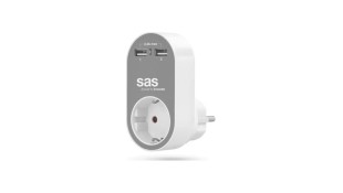 SAS Γκρί αντάπτορας 2 Χ Usb