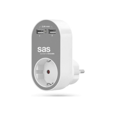 SAS Γκρί αντάπτορας 2 Χ Usb