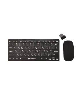 Σετ Πληκτρολόγιο-Ποντίκι Lamtech Wireless Mini Μαύρο Σετ Πληκτρολόγιο-Ποντίκι Lamtech Wireless Mini Μαύρο