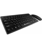 Σετ Πληκτρολόγιο-Ποντίκι Lamtech Wireless Mini Μαύρο Σετ Πληκτρολόγιο-Ποντίκι Lamtech Wireless Mini Μαύρο