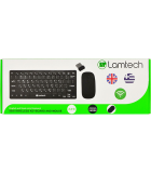 Σετ Πληκτρολόγιο-Ποντίκι Lamtech Wireless Mini Μαύρο Σετ Πληκτρολόγιο-Ποντίκι Lamtech Wireless Mini Μαύρο