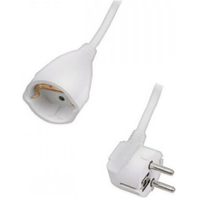 Sonora EC5W100 Μπαλαντέζα Προέκταση Καλωδίου με Μήκος 5m Διατομής 3x1.5mm² Λευκή
