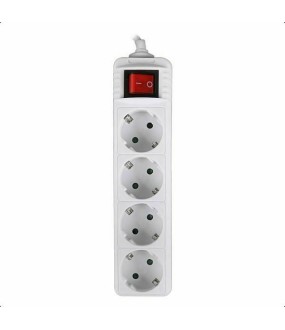Sonora PSW401 Πολύπριζο 4 Θέσεων με Διακόπτη και Καλώδιο 1.5m Λευκό Sonora PSW401 Πολύπριζο 4 Θέσεων με Διακόπτη και Καλώδιο 1.5m Λευκό