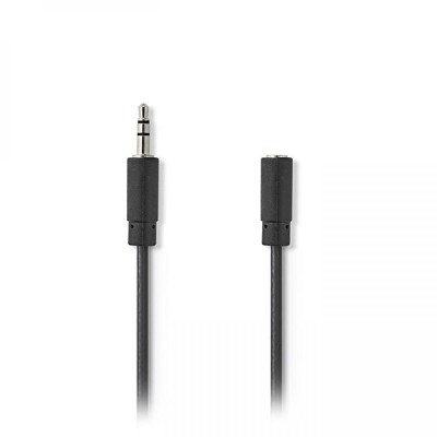 Nedis Stereo Audio Cable 3.5mm Male To 3.5mm Female Μαύρο 10m (CAGP22050BK100) Nedis Stereo Audio Cable 3.5mm Male To 3.5mm Female Μαύρο 10m (CAGP22050BK100)