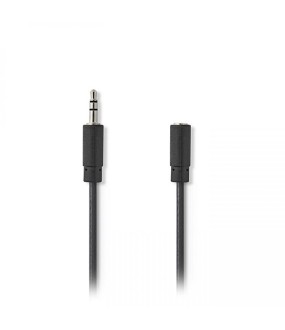 Valueline Stereo Audio Cable 3.5mm Male To 3.5mm Female Μαύρο 2m (VLAB22050B20) Valueline Stereo Audio Cable 3.5mm Male To 3.5mm Female Μαύρο 2m (VLAB22050B20)