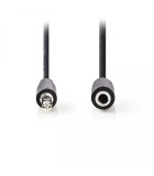 Nedis Stereo Audio Cable 3.5mm Male To 3.5mm Female Μαύρο 10m (CAGP22050BK100) Nedis Stereo Audio Cable 3.5mm Male To 3.5mm Female Μαύρο 10m (CAGP22050BK100)