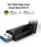 TP-LINK Archer T3U Plus Ασύρματος USB Αντάπτορας Δικτύου με Αποσπώμενη Κεραία 1300Mbps TP-LINK Archer T3U Plus Ασύρματος USB Αντάπτορας Δικτύου με Αποσπώμενη Κεραία 1300Mbps