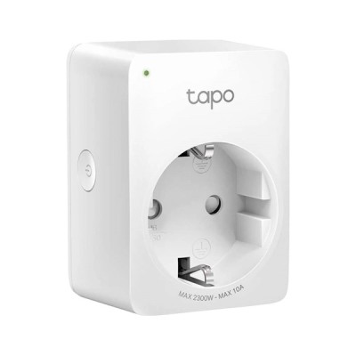 Tp-Link Tapo P100 Μονή Εξωτερική Πρίζα Ρεύματος Wi-Fi Λευκή