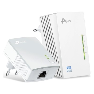 Tp-Link TL-WPA4220KIT v4 Powerline Διπλό για Ασύρματη Σύνδεση Wi‑Fi 4 και 2 Θύρες Ethernet Tp-Link TL-WPA4220KIT v4 Powerline Διπλό για Ασύρματη Σύνδεση Wi‑Fi 4 και 2 Θύρες Ethernet
