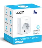 Tp-Link Tapo P100 Μονή Εξωτερική Πρίζα Ρεύματος Wi-Fi Λευκή