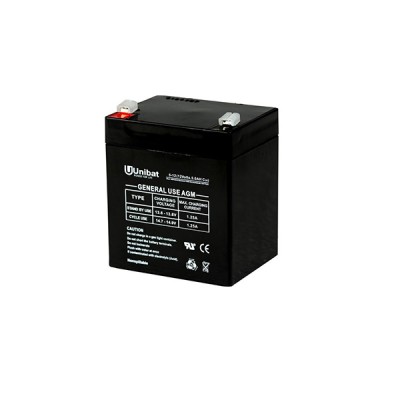 Unibat Μπαταρία UPS με Χωρητικότητα 5Ah και Τάση 12V Unibat Μπαταρία UPS με Χωρητικότητα 5Ah και Τάση 12V