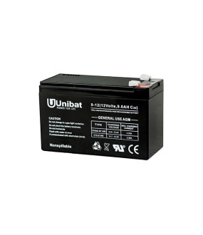 Unibat Μπαταρία UPS με Χωρητικότητα 9Ah και Τάση 12V Unibat Μπαταρία UPS με Χωρητικότητα 9Ah και Τάση 12V