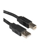 Roline USB cable type A-B  USB 2.0 Extension Cable 1.8 m - (11.02.8818)