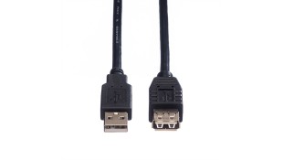 Roline USB cable type A-A M/F V. USB 2.0 Extension Cable 3 m - (11.02.8960)