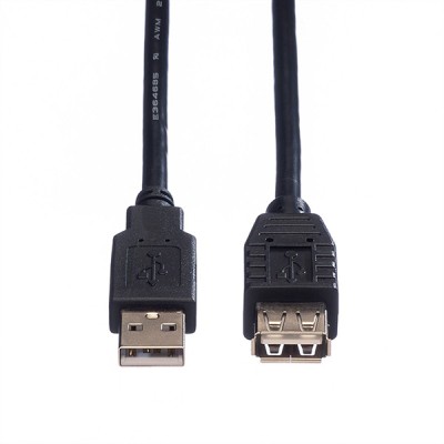 Roline USB cable type A-A M/F V. USB 2.0 Extension Cable 3 m - (11.02.8960)